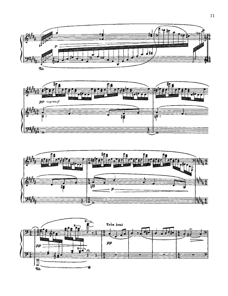 RavelGasparddelanuit（夜之幽灵）_一万首著名钢琴曲谱哈农贝多芬合集视频教学电子版高清无水印可打印_1古典钢琴知名音乐家谱_超高难度钢琴谱