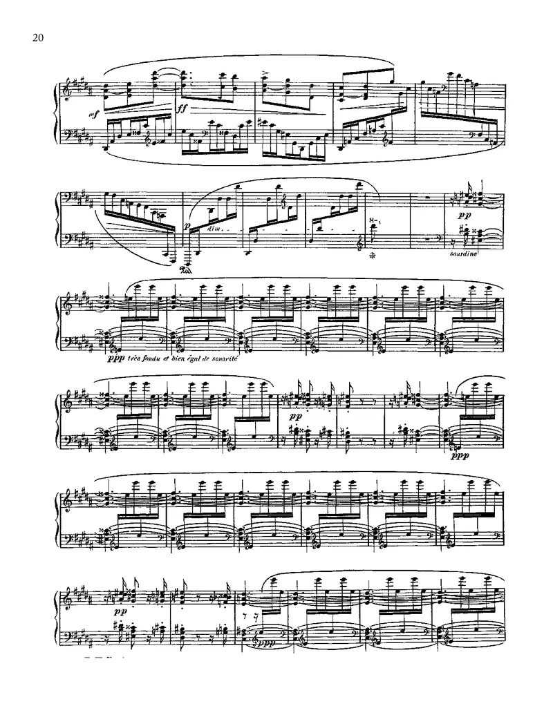 RavelGasparddelanuit（夜之幽灵）_一万首著名钢琴曲谱哈农贝多芬合集视频教学电子版高清无水印可打印_1古典钢琴知名音乐家谱_超高难度钢琴谱