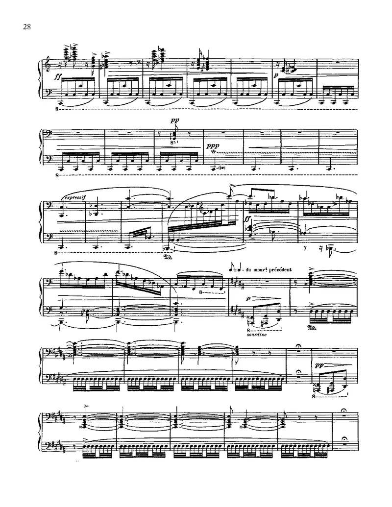 RavelGasparddelanuit（夜之幽灵）_一万首著名钢琴曲谱哈农贝多芬合集视频教学电子版高清无水印可打印_1古典钢琴知名音乐家谱_超高难度钢琴谱