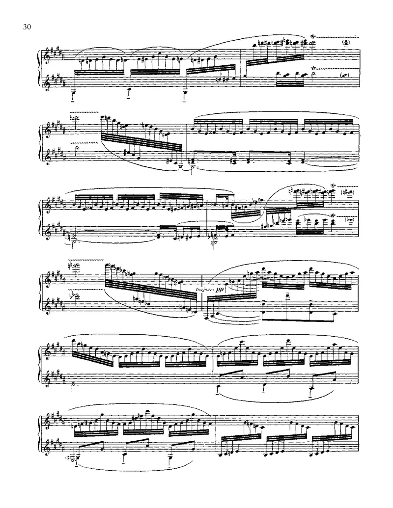 RavelGasparddelanuit（夜之幽灵）_一万首著名钢琴曲谱哈农贝多芬合集视频教学电子版高清无水印可打印_1古典钢琴知名音乐家谱_超高难度钢琴谱