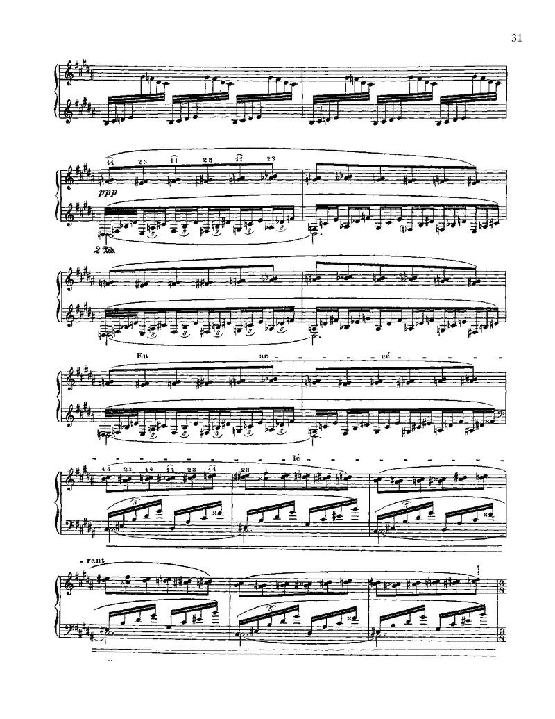 RavelGasparddelanuit（夜之幽灵）_一万首著名钢琴曲谱哈农贝多芬合集视频教学电子版高清无水印可打印_1古典钢琴知名音乐家谱_超高难度钢琴谱