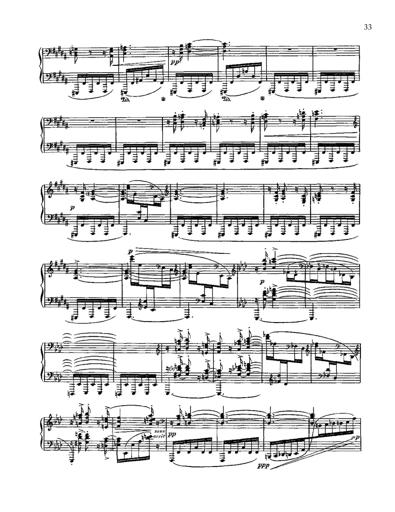 RavelGasparddelanuit（夜之幽灵）_一万首著名钢琴曲谱哈农贝多芬合集视频教学电子版高清无水印可打印_1古典钢琴知名音乐家谱_超高难度钢琴谱