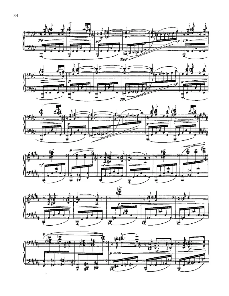 RavelGasparddelanuit（夜之幽灵）_一万首著名钢琴曲谱哈农贝多芬合集视频教学电子版高清无水印可打印_1古典钢琴知名音乐家谱_超高难度钢琴谱