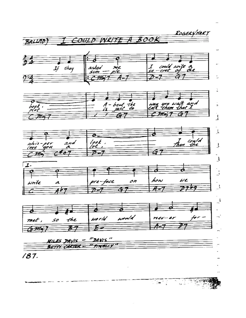 TheRealVocalBookVolume-1_一万首著名钢琴曲谱哈农贝多芬合集视频教学电子版高清无水印可打印_07各风格钢琴谱合集_JazzPiano_原版钢琴教材附音频