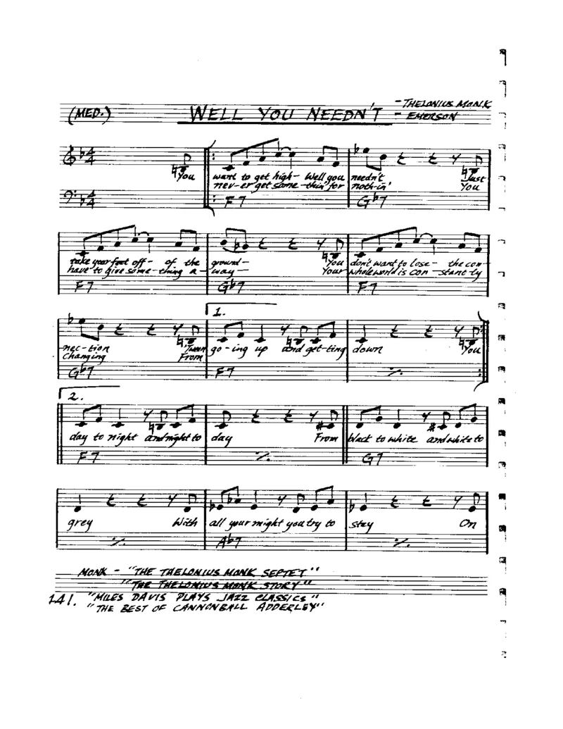 TheRealVocalBookVolume-1_一万首著名钢琴曲谱哈农贝多芬合集视频教学电子版高清无水印可打印_07各风格钢琴谱合集_JazzPiano_原版钢琴教材附音频