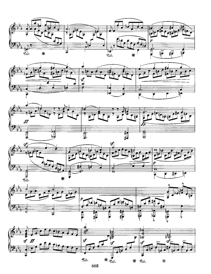 Schumann-ThreeFantasyPieces(DreiPhantasiestucke),Op.111_一万首著名钢琴曲谱哈农贝多芬合集视频教学电子版高清无水印可打印_1古典钢琴知名音乐家谱_舒曼钢琴谱全集_WORKS