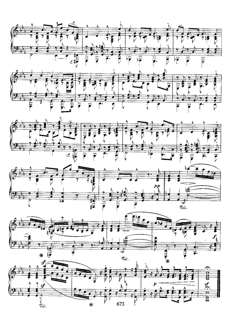 Schumann-ThreeFantasyPieces(DreiPhantasiestucke),Op.111_一万首著名钢琴曲谱哈农贝多芬合集视频教学电子版高清无水印可打印_1古典钢琴知名音乐家谱_舒曼钢琴谱全集_WORKS
