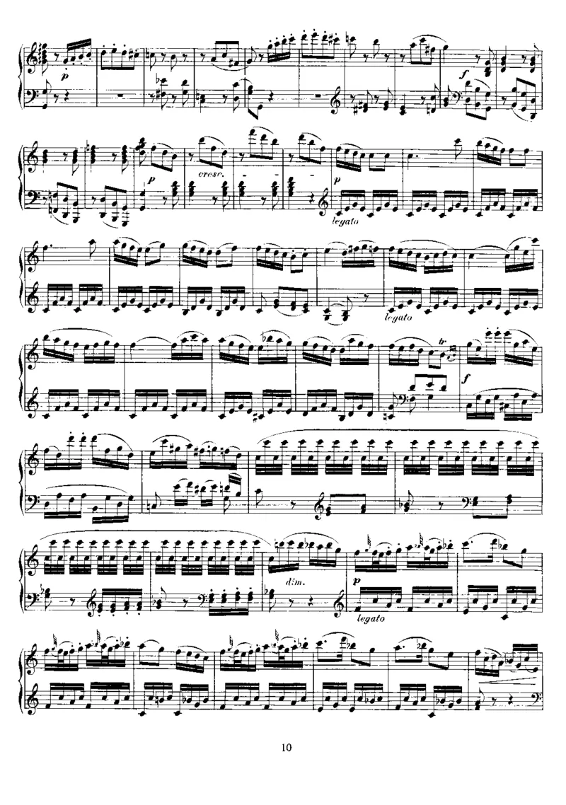 No.7-No.13(K309-K333)_一万首著名钢琴曲谱哈农贝多芬合集视频教学电子版高清无水印可打印_1古典钢琴知名音乐家谱_莫扎特钢琴谱全集_0312095926_奏鸣曲集