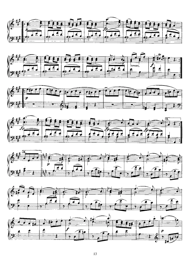 No.7-No.13(K309-K333)_一万首著名钢琴曲谱哈农贝多芬合集视频教学电子版高清无水印可打印_1古典钢琴知名音乐家谱_莫扎特钢琴谱全集_0312095926_奏鸣曲集