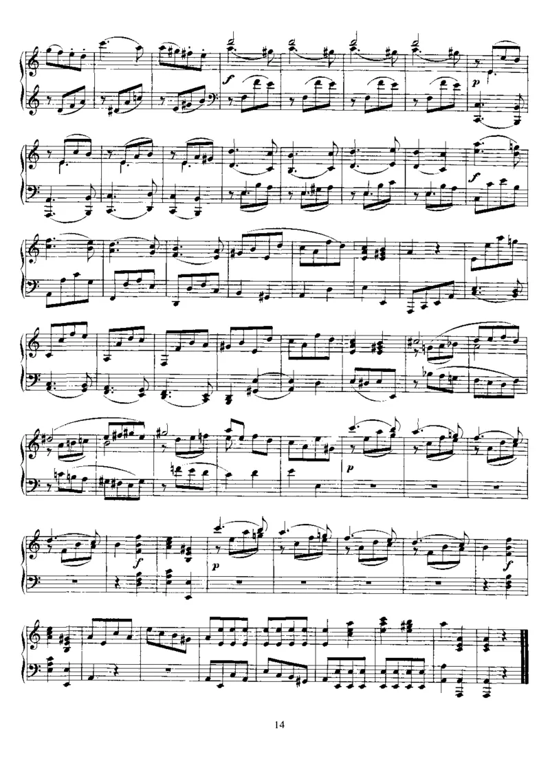 No.7-No.13(K309-K333)_一万首著名钢琴曲谱哈农贝多芬合集视频教学电子版高清无水印可打印_1古典钢琴知名音乐家谱_莫扎特钢琴谱全集_0312095926_奏鸣曲集