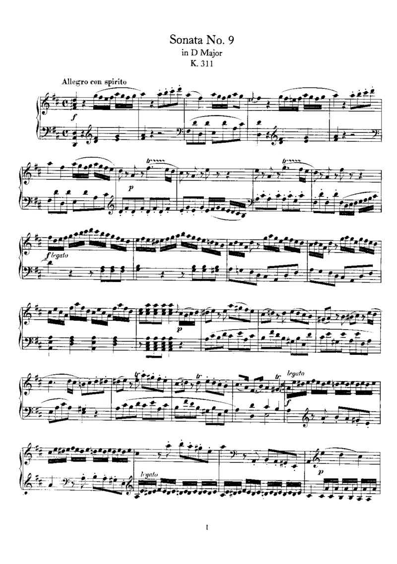 No.7-No.13(K309-K333)_一万首著名钢琴曲谱哈农贝多芬合集视频教学电子版高清无水印可打印_1古典钢琴知名音乐家谱_莫扎特钢琴谱全集_0312095926_奏鸣曲集