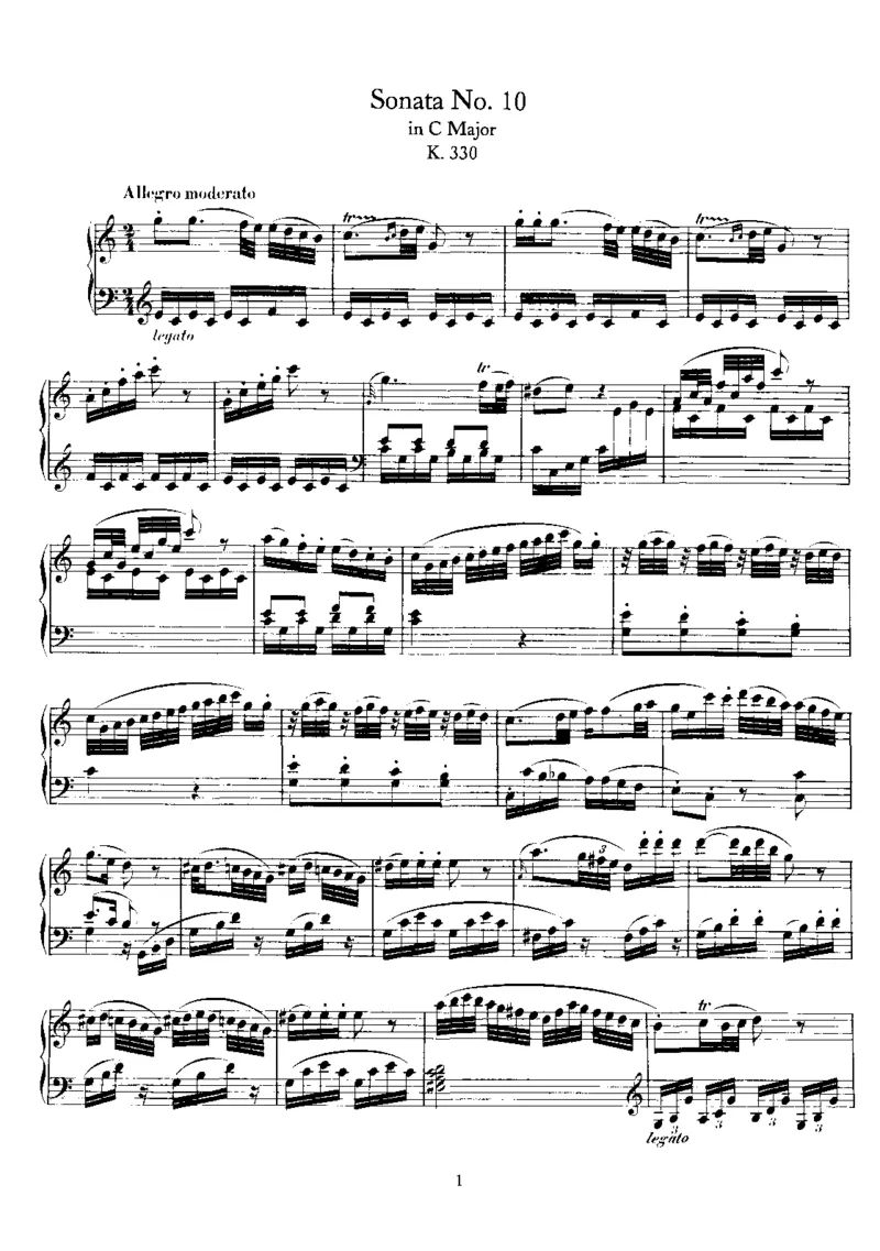 No.7-No.13(K309-K333)_一万首著名钢琴曲谱哈农贝多芬合集视频教学电子版高清无水印可打印_1古典钢琴知名音乐家谱_莫扎特钢琴谱全集_0312095926_奏鸣曲集