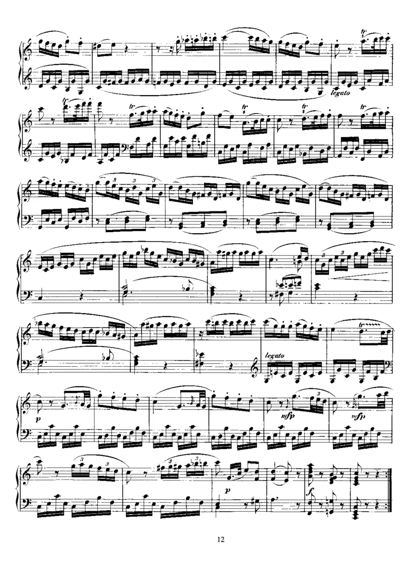 No.7-No.13(K309-K333)_一万首著名钢琴曲谱哈农贝多芬合集视频教学电子版高清无水印可打印_1古典钢琴知名音乐家谱_莫扎特钢琴谱全集_0312095926_奏鸣曲集