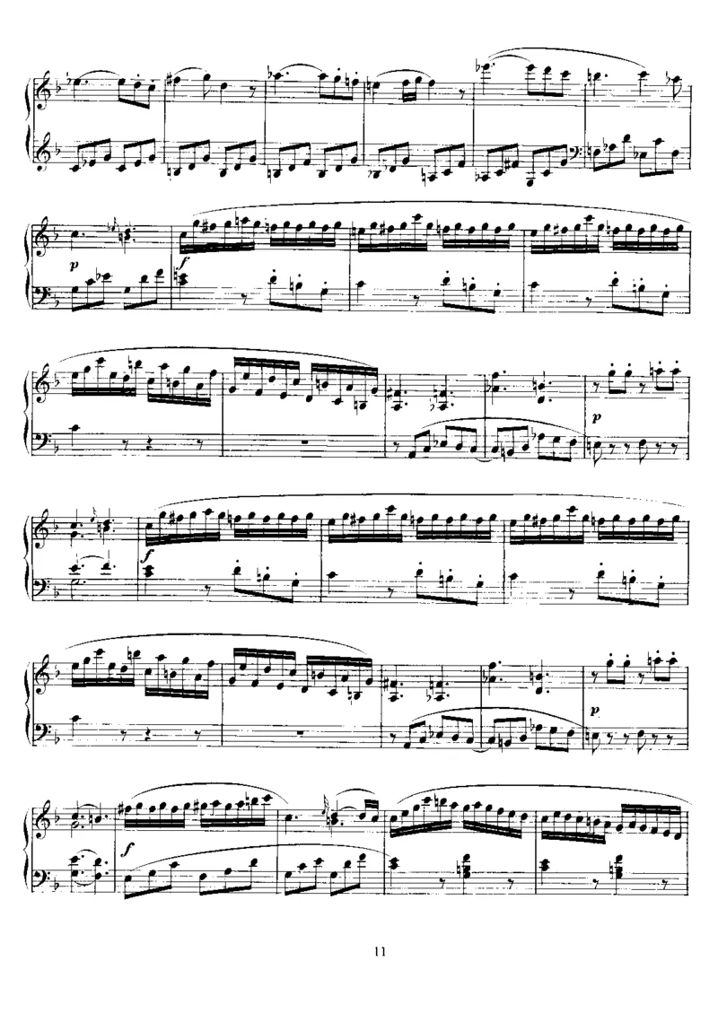 No.7-No.13(K309-K333)_一万首著名钢琴曲谱哈农贝多芬合集视频教学电子版高清无水印可打印_1古典钢琴知名音乐家谱_莫扎特钢琴谱全集_0312095926_奏鸣曲集