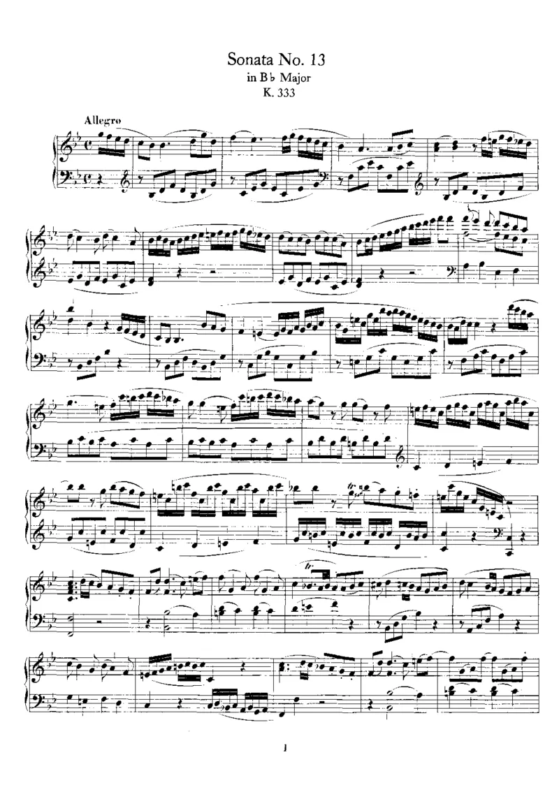 No.7-No.13(K309-K333)_一万首著名钢琴曲谱哈农贝多芬合集视频教学电子版高清无水印可打印_1古典钢琴知名音乐家谱_莫扎特钢琴谱全集_0312095926_奏鸣曲集