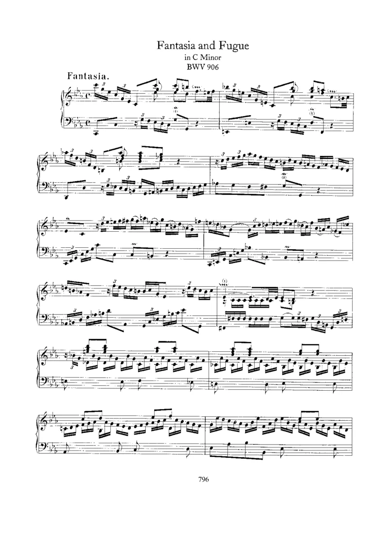 FantasiaandFugueinc,BWV906_一万首著名钢琴曲谱哈农贝多芬合集视频教学电子版高清无水印可打印_1古典钢琴知名音乐家谱_巴赫钢琴谱全集_Preludes，Fantasias，Fugues