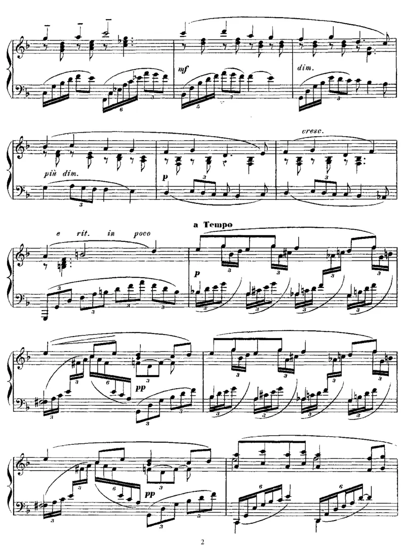 F大调叙事曲_一万首著名钢琴曲谱哈农贝多芬合集视频教学电子版高清无水印可打印_1古典钢琴知名音乐家谱_德彪西钢琴谱全集