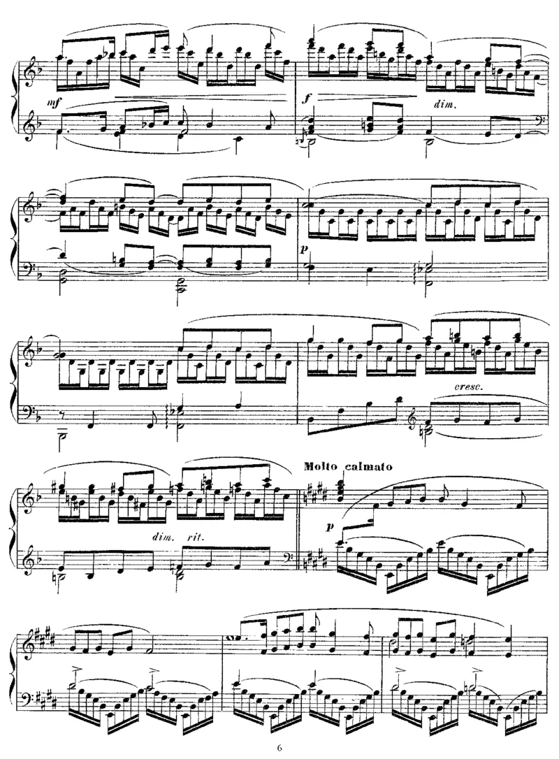 F大调叙事曲_一万首著名钢琴曲谱哈农贝多芬合集视频教学电子版高清无水印可打印_1古典钢琴知名音乐家谱_德彪西钢琴谱全集