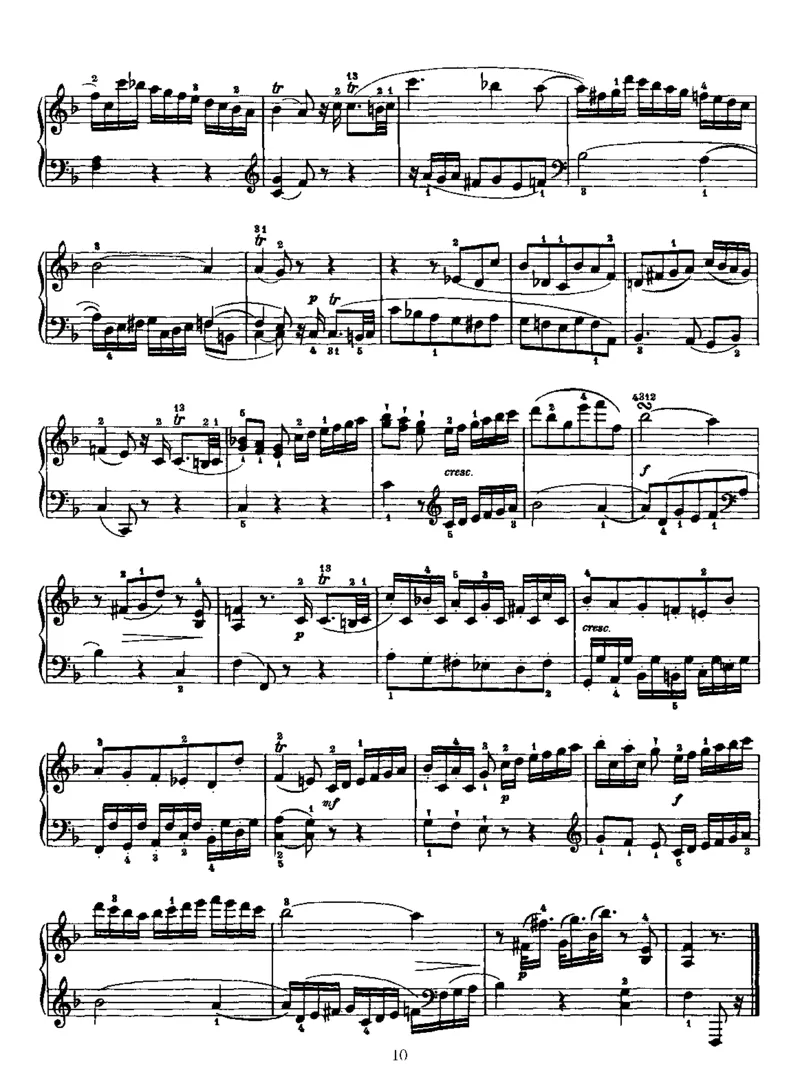 PianoSonataNo29inF_NoRestriction_一万首著名钢琴曲谱哈农贝多芬合集视频教学电子版高清无水印可打印_1古典钢琴知名音乐家谱_海顿钢琴谱全集_奏鸣曲