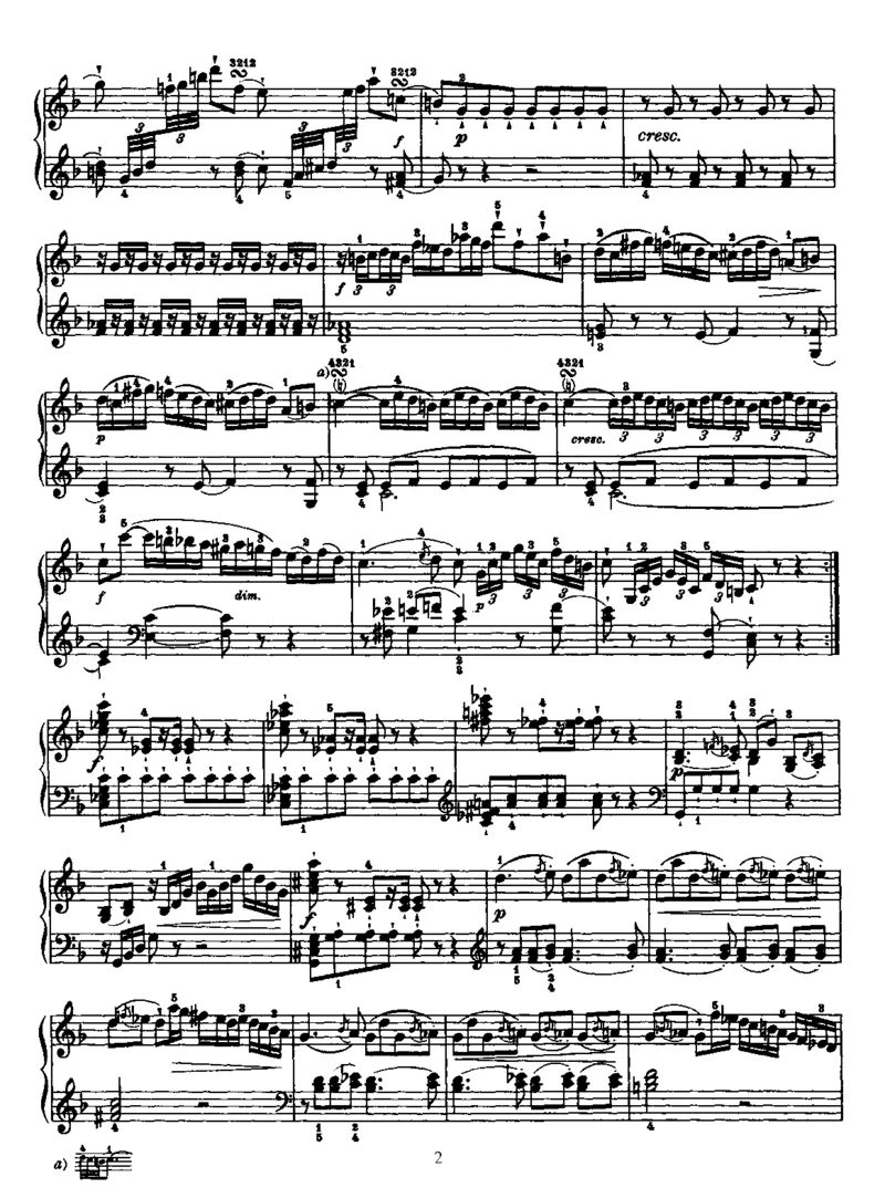 PianoSonataNo29inF_NoRestriction_一万首著名钢琴曲谱哈农贝多芬合集视频教学电子版高清无水印可打印_1古典钢琴知名音乐家谱_海顿钢琴谱全集_奏鸣曲