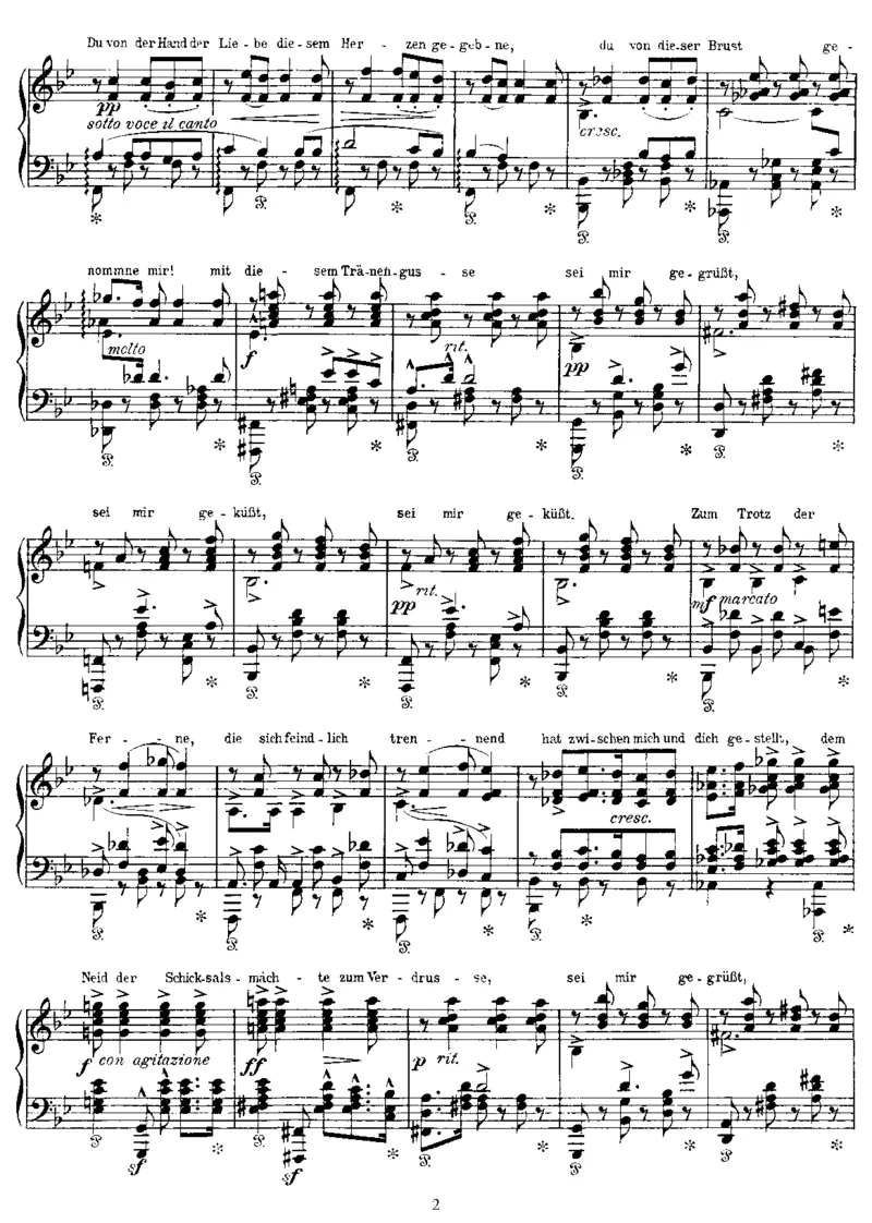 Seimirgegrusst(Schubert)_一万首著名钢琴曲谱哈农贝多芬合集视频教学电子版高清无水印可打印_1古典钢琴知名音乐家谱_李斯特钢琴谱全集_改编舒伯特