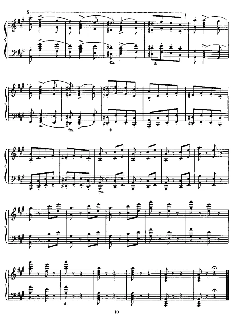 HungarianRhapsodyNo16ina_NoRestriction_一万首著名钢琴曲谱哈农贝多芬合集视频教学电子版高清无水印可打印_1古典钢琴知名音乐家谱_李斯特钢琴谱全集_匈牙利狂想曲