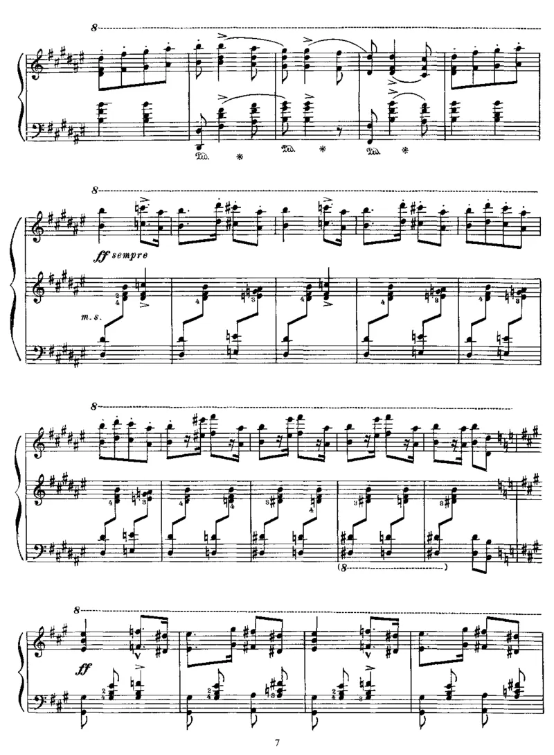 HungarianRhapsodyNo16ina_NoRestriction_一万首著名钢琴曲谱哈农贝多芬合集视频教学电子版高清无水印可打印_1古典钢琴知名音乐家谱_李斯特钢琴谱全集_匈牙利狂想曲