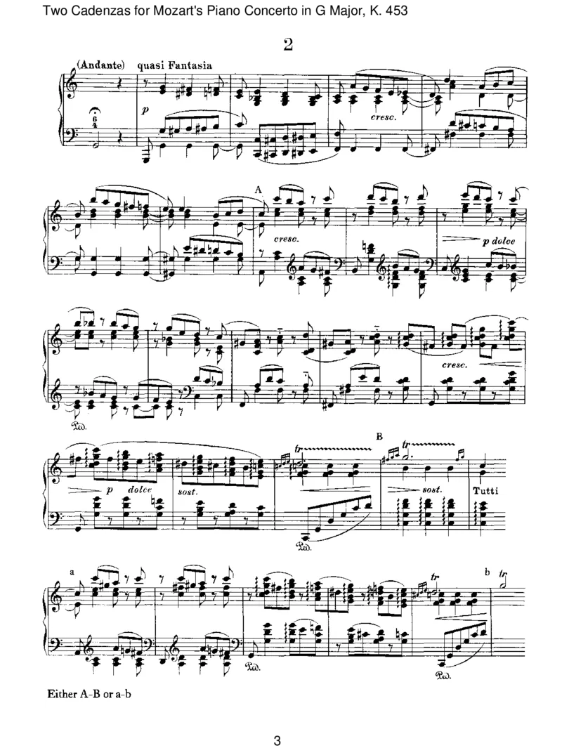 TwoCadenzasforMozart'sPianoConcertoinGMajor,K.453_一万首著名钢琴曲谱哈农贝多芬合集视频教学电子版高清无水印可打印_1古典钢琴知名音乐家谱_勃拉姆斯钢琴谱全集