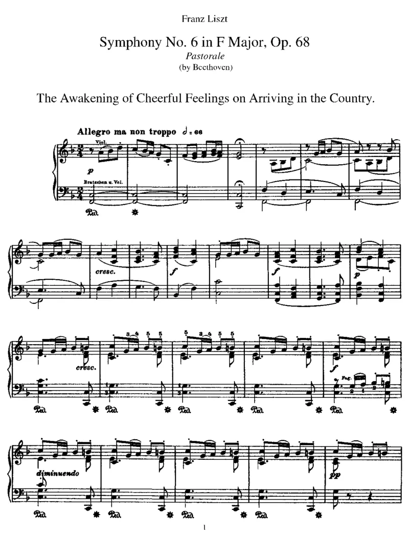 SymphonyNo6inF(Beethoven)_一万首著名钢琴曲谱哈农贝多芬合集视频教学电子版高清无水印可打印_1古典钢琴知名音乐家谱_李斯特钢琴谱全集_改编贝多芬