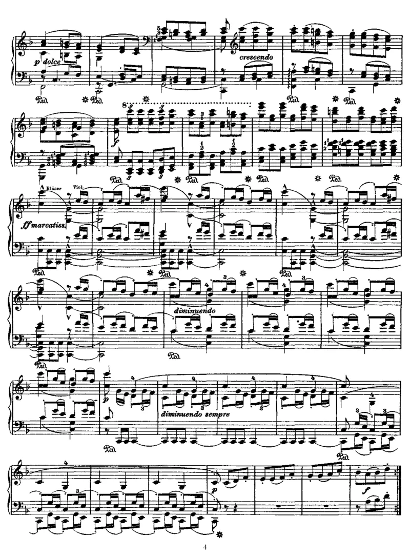 SymphonyNo6inF(Beethoven)_一万首著名钢琴曲谱哈农贝多芬合集视频教学电子版高清无水印可打印_1古典钢琴知名音乐家谱_李斯特钢琴谱全集_改编贝多芬