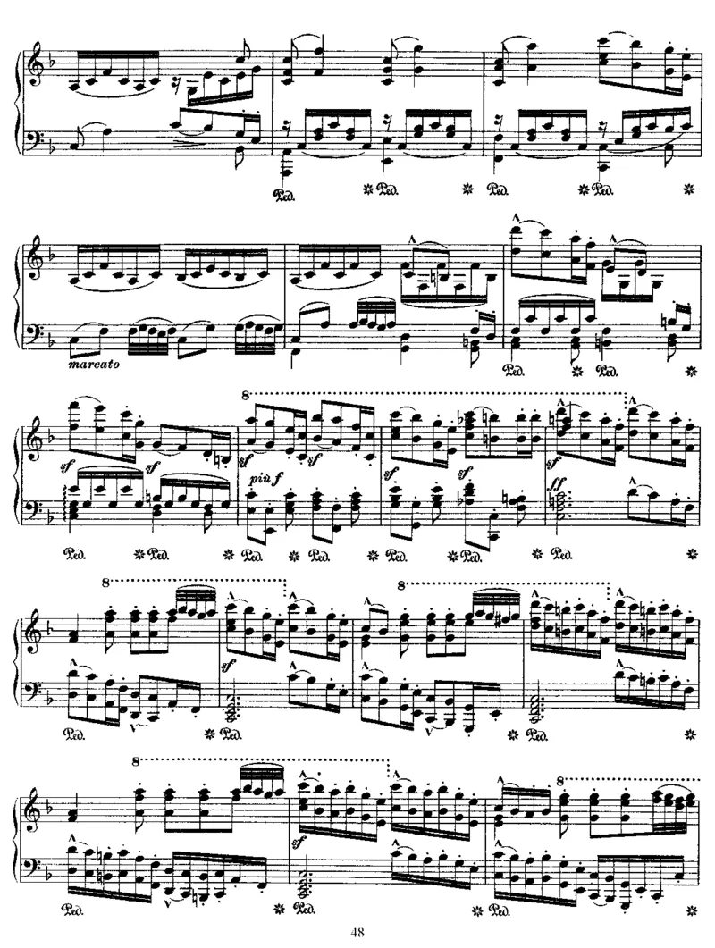 SymphonyNo6inF(Beethoven)_一万首著名钢琴曲谱哈农贝多芬合集视频教学电子版高清无水印可打印_1古典钢琴知名音乐家谱_李斯特钢琴谱全集_改编贝多芬