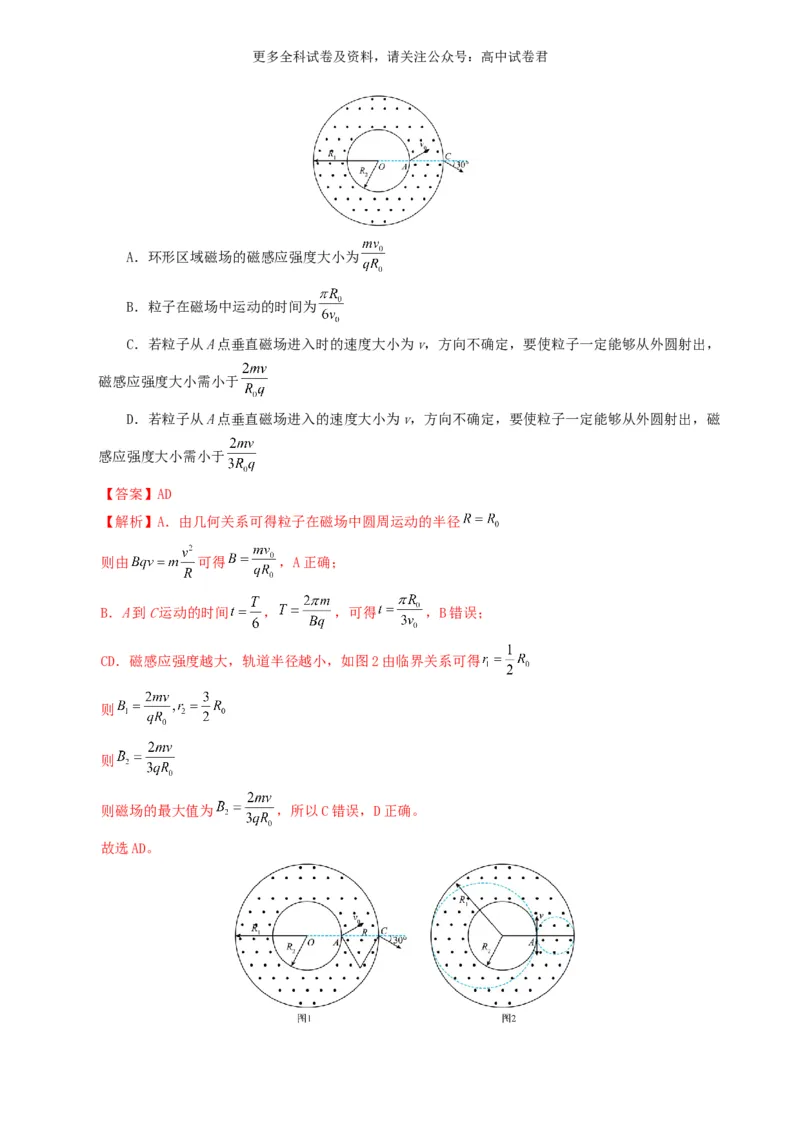 专题10磁场好题汇编2024年高考真题和模拟题物理分类汇编（解析版）_2024-2025高三（6-6月题库）_2024年07月试卷_2407172024年高考物理真题和模拟题分类汇编（全国通用）_专题10磁场