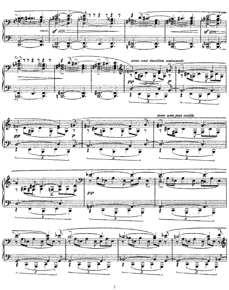 Poeme-Verslaflamme,Op72_一万首著名钢琴曲谱哈农贝多芬合集视频教学电子版高清无水印可打印_1古典钢琴知名音乐家谱_斯克里亚宾钢琴谱全集_Poemes