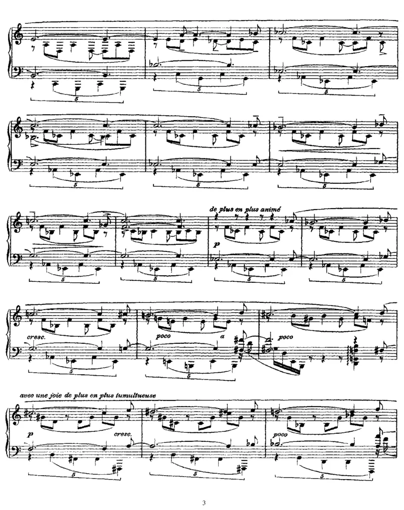 Poeme-Verslaflamme,Op72_一万首著名钢琴曲谱哈农贝多芬合集视频教学电子版高清无水印可打印_1古典钢琴知名音乐家谱_斯克里亚宾钢琴谱全集_Poemes