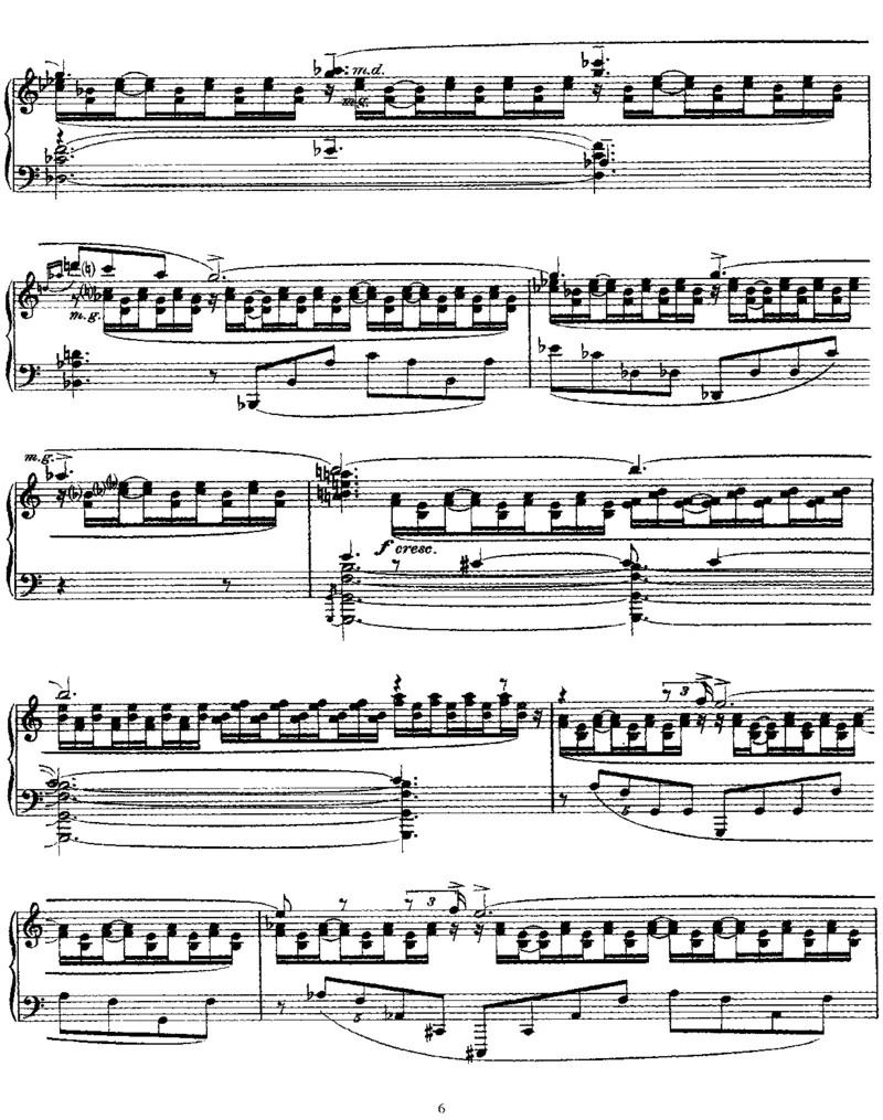 Poeme-Verslaflamme,Op72_一万首著名钢琴曲谱哈农贝多芬合集视频教学电子版高清无水印可打印_1古典钢琴知名音乐家谱_斯克里亚宾钢琴谱全集_Poemes