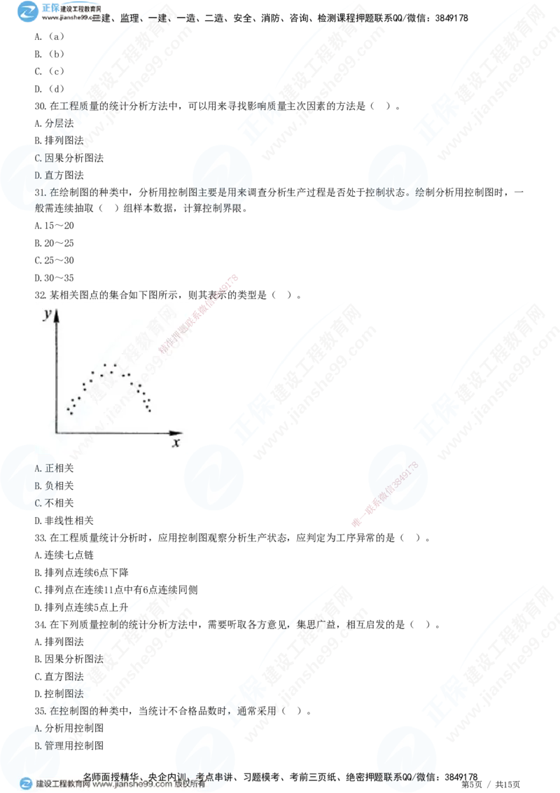 JG-土建控制-质量高阶习题-李娜_监理工程师_2025监理工程师_2025年监理工程师SVIP_2025年监理土建控制SVIP_05-考前密训✿央企特训✿机构普押_06-控制《高阶习题》JG
