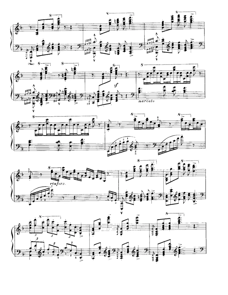 Liszt-RhapsodiesHongroisesNo[1].14_一万首著名钢琴曲谱哈农贝多芬合集视频教学电子版高清无水印可打印_1古典钢琴知名音乐家谱_李斯特钢琴谱全集_李斯特匈牙利狂想曲全集曲谱