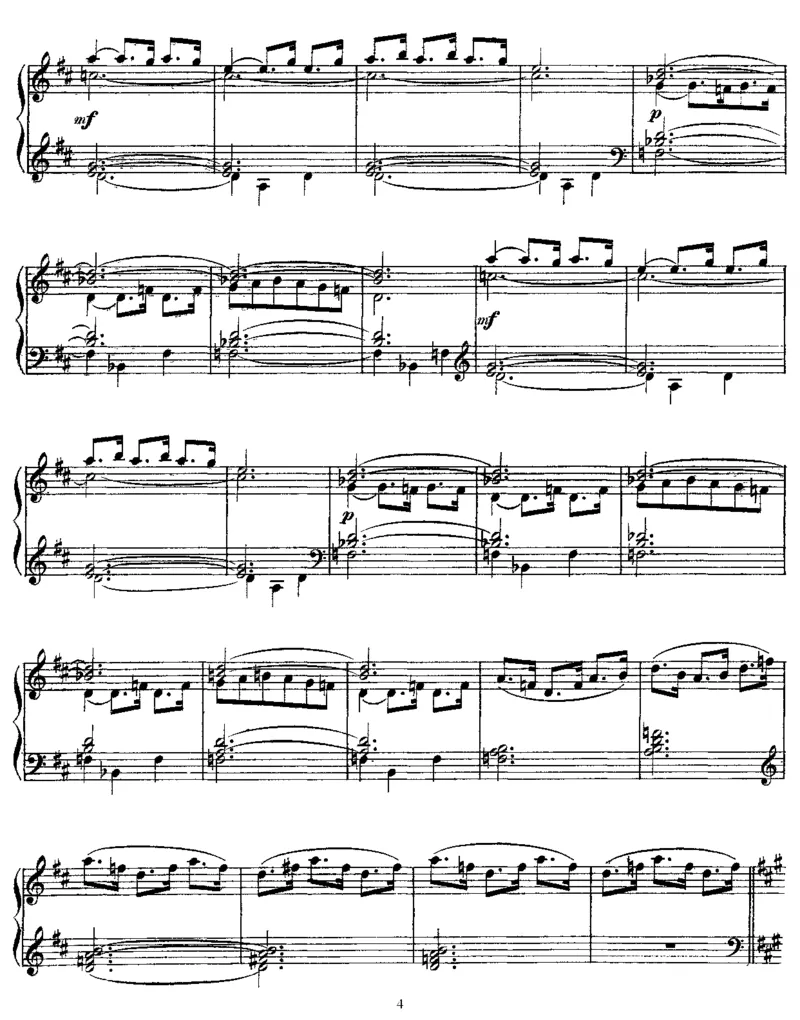 Mazurka_一万首著名钢琴曲谱哈农贝多芬合集视频教学电子版高清无水印可打印_1古典钢琴知名音乐家谱_德彪西钢琴谱全集