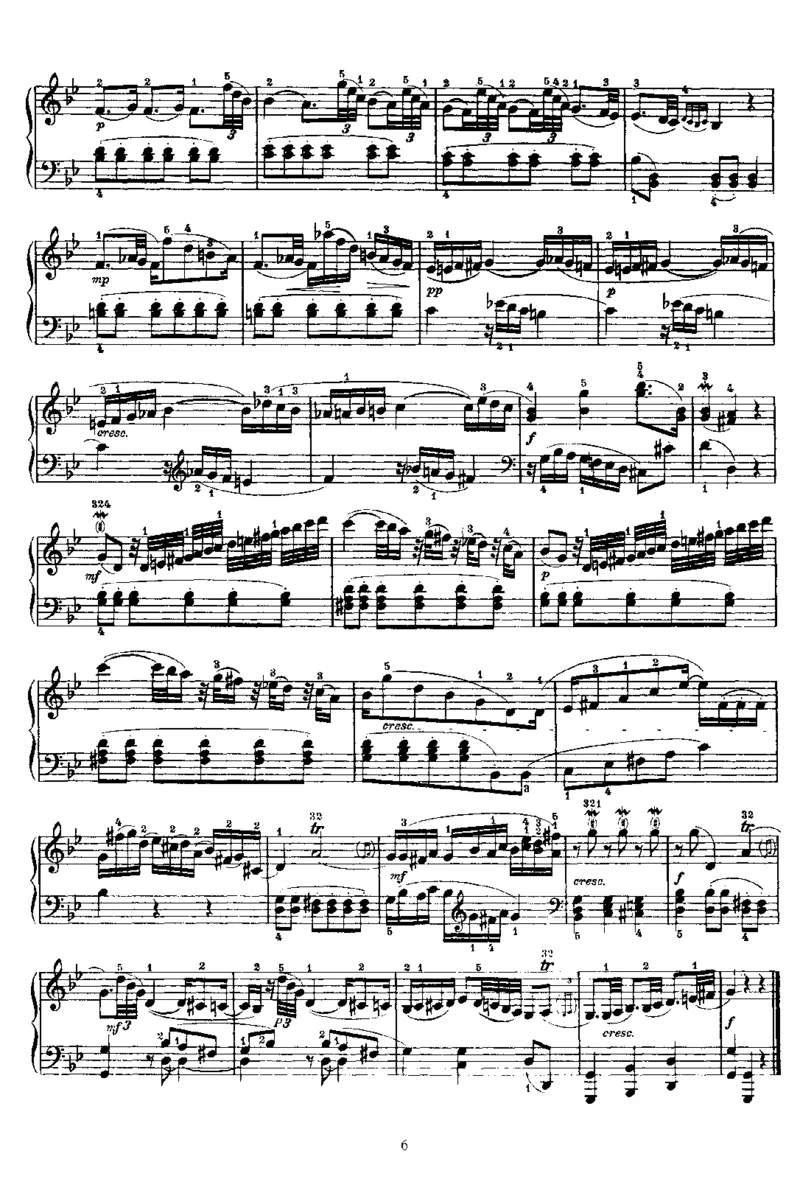 PianoSonataNo2inBb_NoRestriction_一万首著名钢琴曲谱哈农贝多芬合集视频教学电子版高清无水印可打印_1古典钢琴知名音乐家谱_海顿钢琴谱全集_奏鸣曲