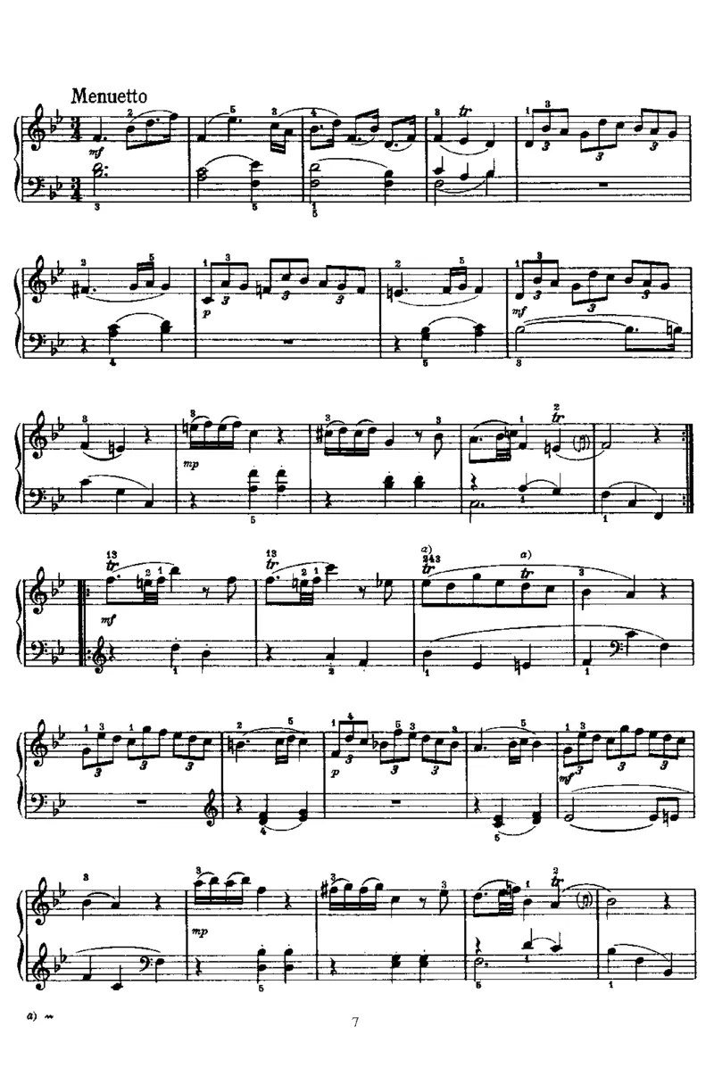 PianoSonataNo2inBb_NoRestriction_一万首著名钢琴曲谱哈农贝多芬合集视频教学电子版高清无水印可打印_1古典钢琴知名音乐家谱_海顿钢琴谱全集_奏鸣曲