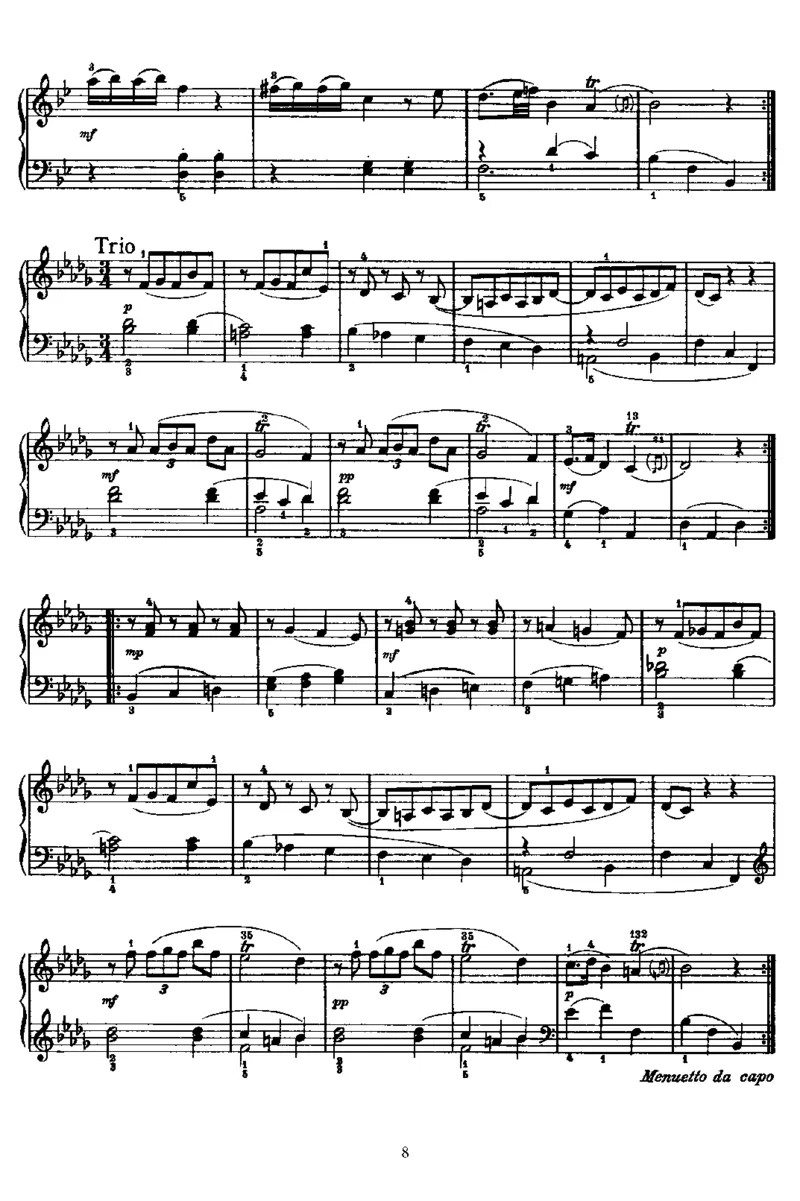 PianoSonataNo2inBb_NoRestriction_一万首著名钢琴曲谱哈农贝多芬合集视频教学电子版高清无水印可打印_1古典钢琴知名音乐家谱_海顿钢琴谱全集_奏鸣曲