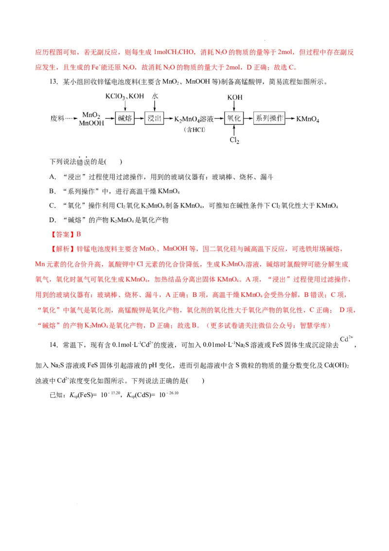 八省2025届高三&ldquo;八省联考&rdquo;考前猜想卷化学（14+4）全解全析_2024-2025高三（6-6月题库）_2025年01月试卷_01012025届高三&ldquo;八省联考&rdquo;考前猜想卷