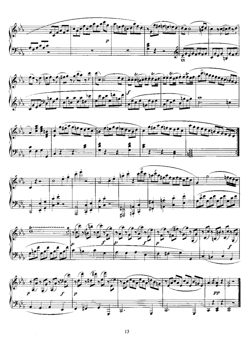 No.14-No.19(K457-K576)_一万首著名钢琴曲谱哈农贝多芬合集视频教学电子版高清无水印可打印_1古典钢琴知名音乐家谱_莫扎特钢琴谱全集_0312095926_奏鸣曲集