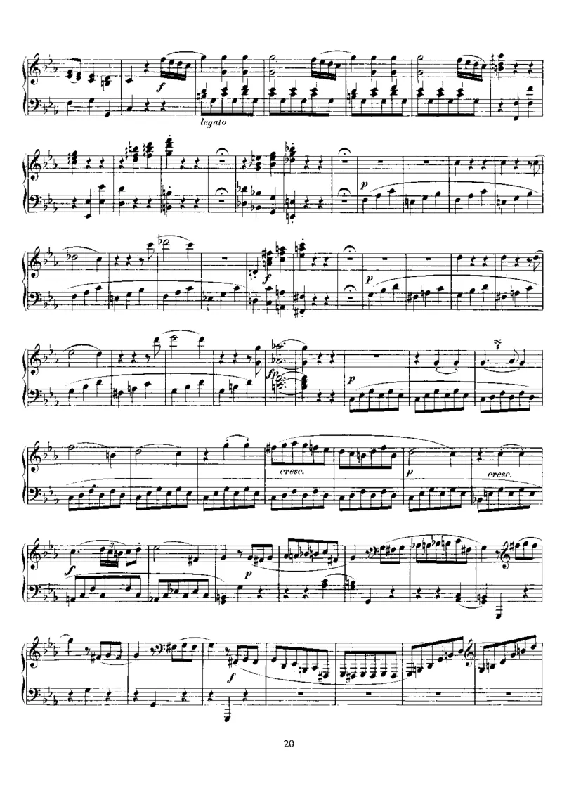 No.14-No.19(K457-K576)_一万首著名钢琴曲谱哈农贝多芬合集视频教学电子版高清无水印可打印_1古典钢琴知名音乐家谱_莫扎特钢琴谱全集_0312095926_奏鸣曲集