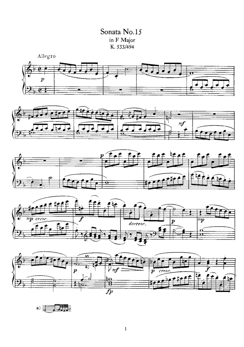 No.14-No.19(K457-K576)_一万首著名钢琴曲谱哈农贝多芬合集视频教学电子版高清无水印可打印_1古典钢琴知名音乐家谱_莫扎特钢琴谱全集_0312095926_奏鸣曲集