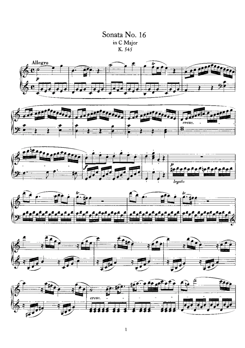 No.14-No.19(K457-K576)_一万首著名钢琴曲谱哈农贝多芬合集视频教学电子版高清无水印可打印_1古典钢琴知名音乐家谱_莫扎特钢琴谱全集_0312095926_奏鸣曲集