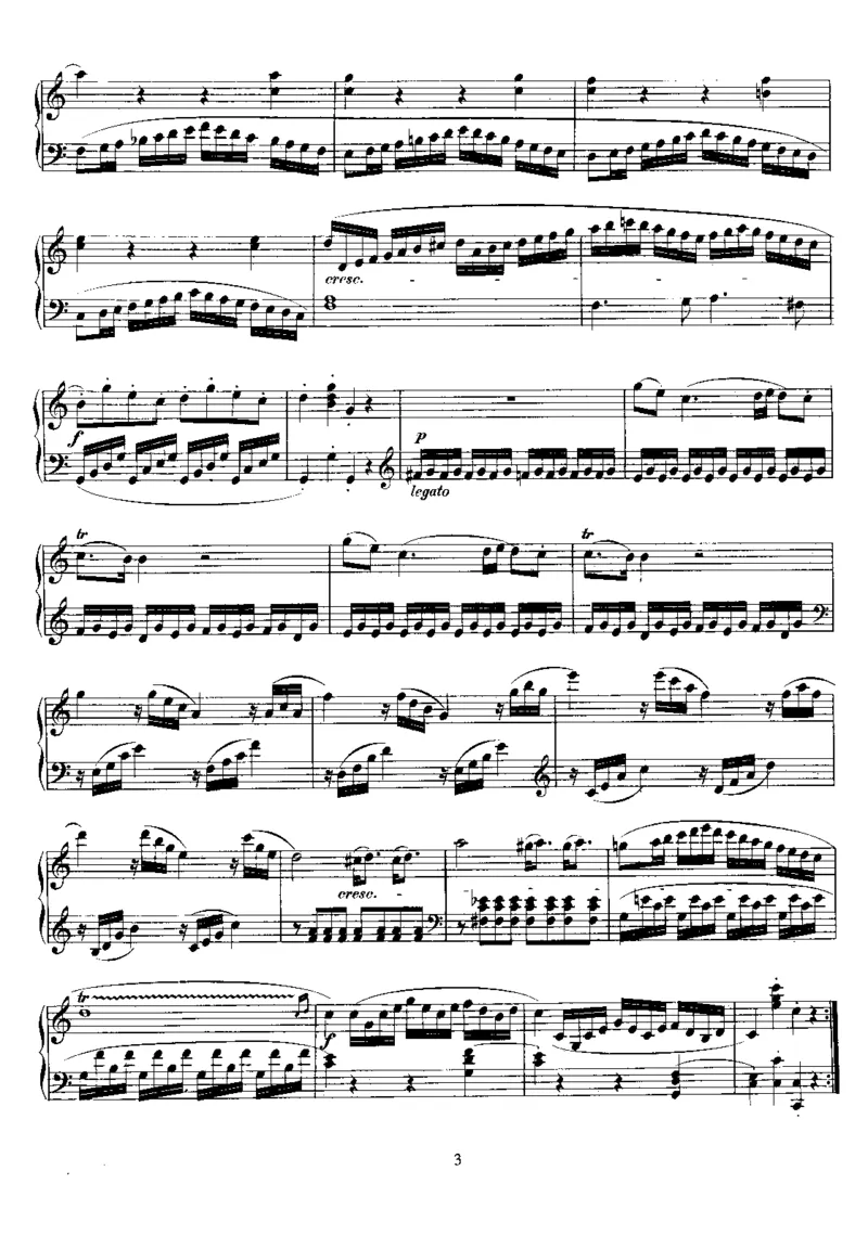 No.14-No.19(K457-K576)_一万首著名钢琴曲谱哈农贝多芬合集视频教学电子版高清无水印可打印_1古典钢琴知名音乐家谱_莫扎特钢琴谱全集_0312095926_奏鸣曲集