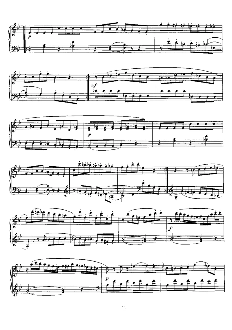 No.14-No.19(K457-K576)_一万首著名钢琴曲谱哈农贝多芬合集视频教学电子版高清无水印可打印_1古典钢琴知名音乐家谱_莫扎特钢琴谱全集_0312095926_奏鸣曲集