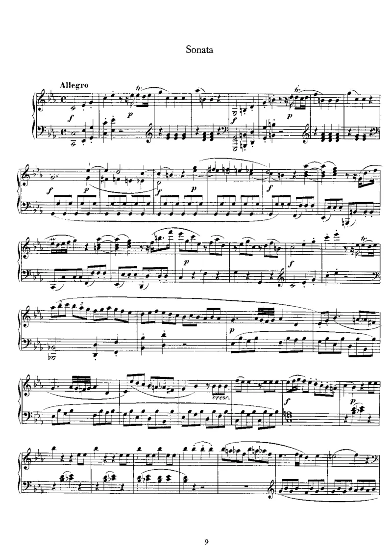 No.14-No.19(K457-K576)_一万首著名钢琴曲谱哈农贝多芬合集视频教学电子版高清无水印可打印_1古典钢琴知名音乐家谱_莫扎特钢琴谱全集_0312095926_奏鸣曲集