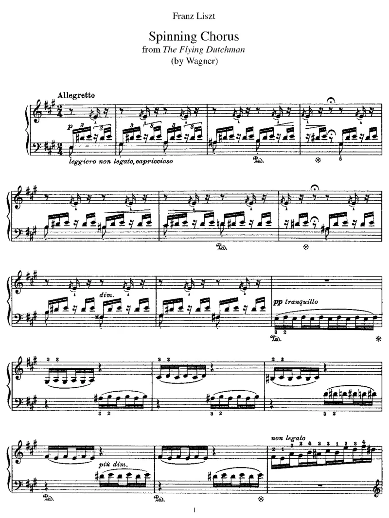 SpinningChorus(Wagner)_一万首著名钢琴曲谱哈农贝多芬合集视频教学电子版高清无水印可打印_1古典钢琴知名音乐家谱_李斯特钢琴谱全集_改编瓦格纳